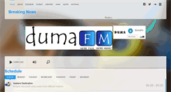 Desktop Screenshot of dumafm.co.bw