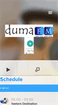 Mobile Screenshot of dumafm.co.bw